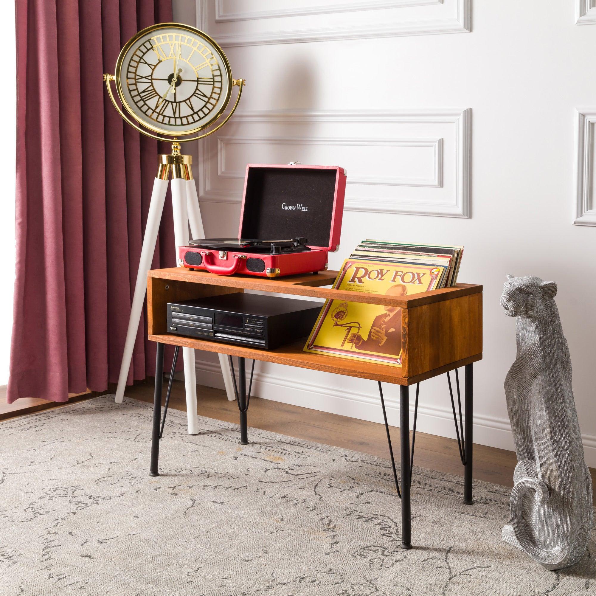Washington - Record Player Cabinet - Vinyl Storage - mrBudak