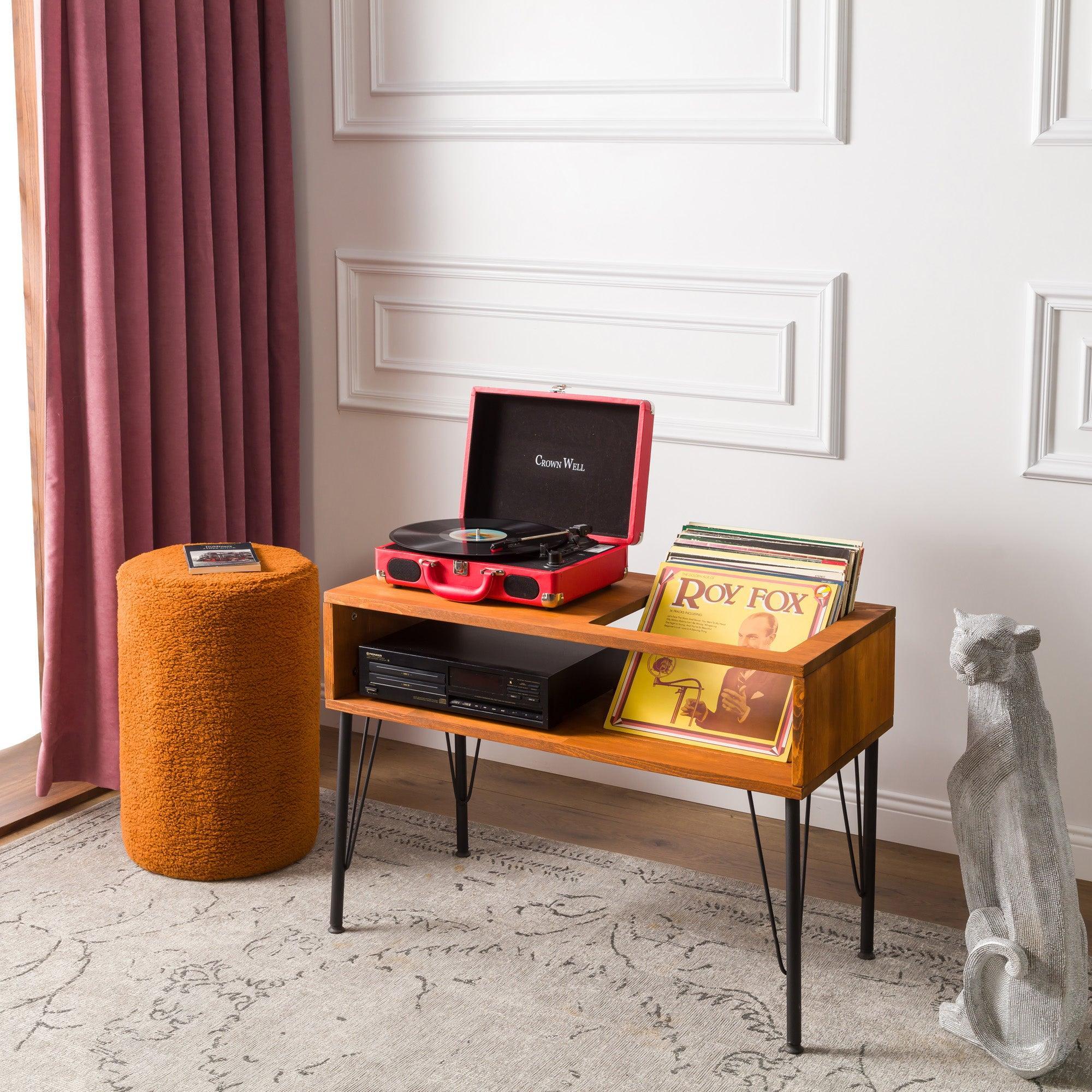 Washington - Record Player Cabinet - Vinyl Storage - mrBudak