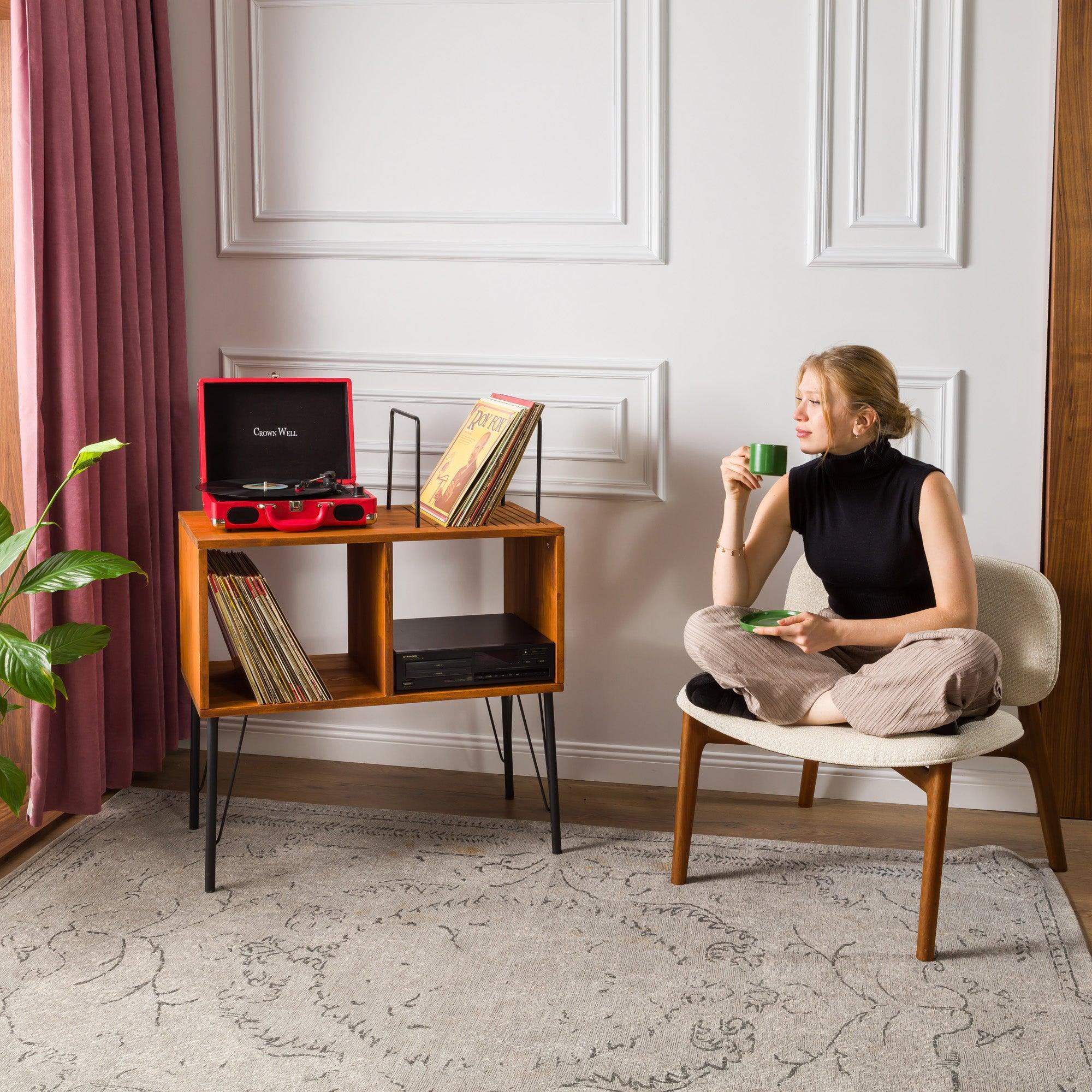 Florida - Record Player Cabinet - Vinyl Storage - mrBudak