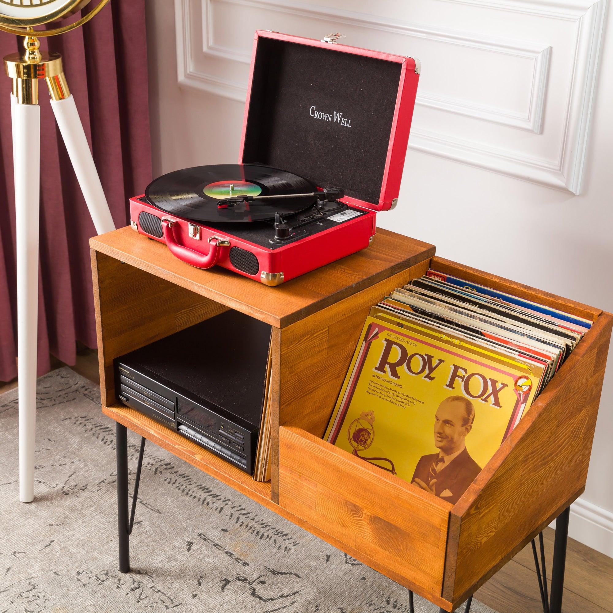 New Jersey - Record Player Cabinet - Vinyl Storage - mrBudak