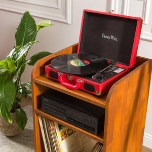 New York - Record Player Cabinet - Vinyl Storage - mrBudak