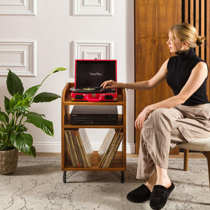 New York - Record Player Cabinet - Vinyl Storage - mrBudak