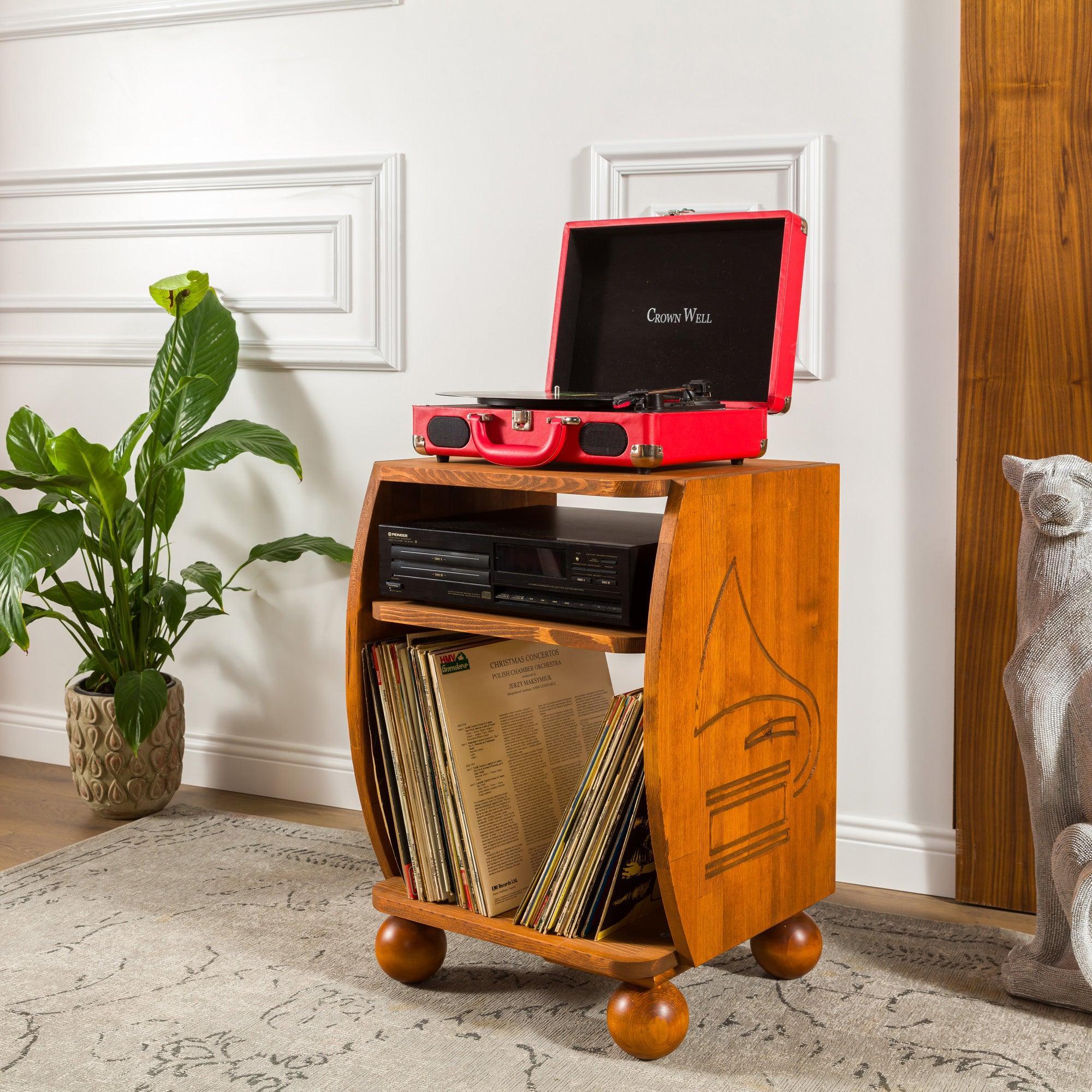 Alaska - Record Player Cabinet - Vinyl Storage - mrBudak