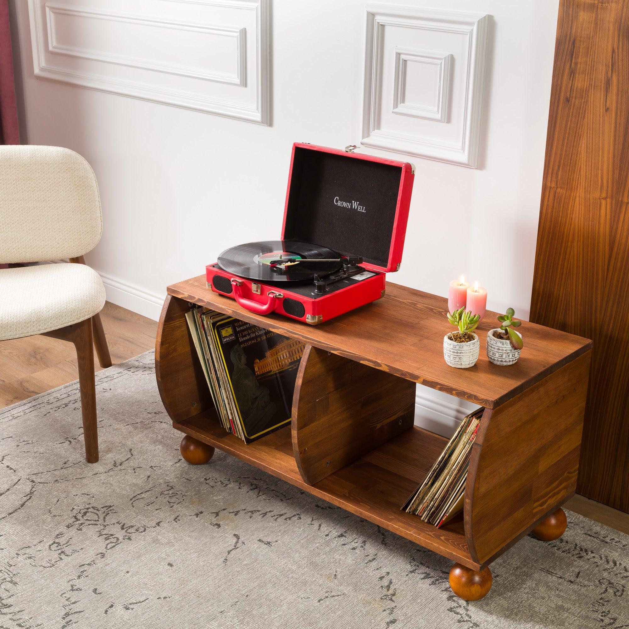 Wyoming - Record Player Cabinet - Vinyl Storage - mrBudak