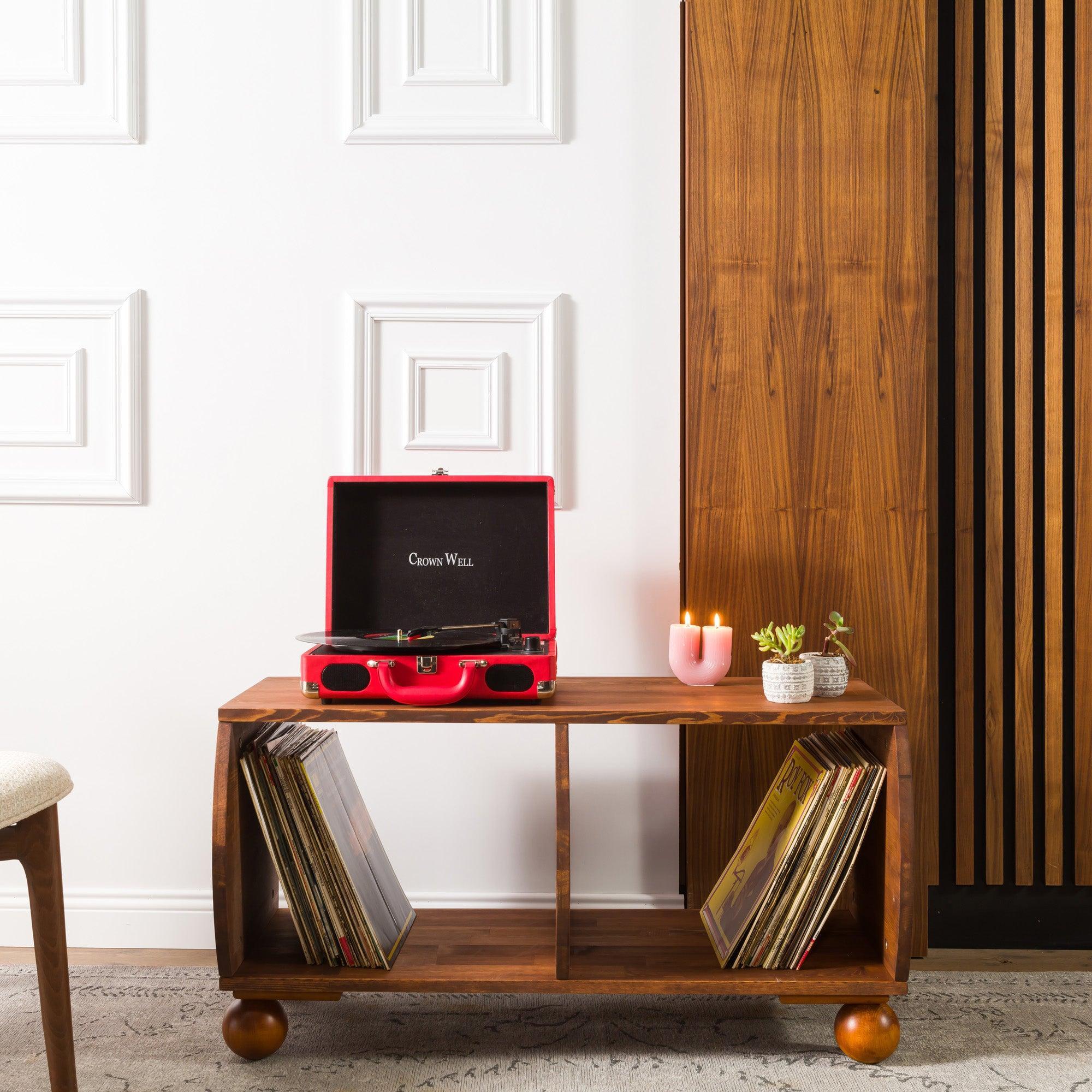 Wyoming - Record Player Cabinet - Vinyl Storage - mrBudak