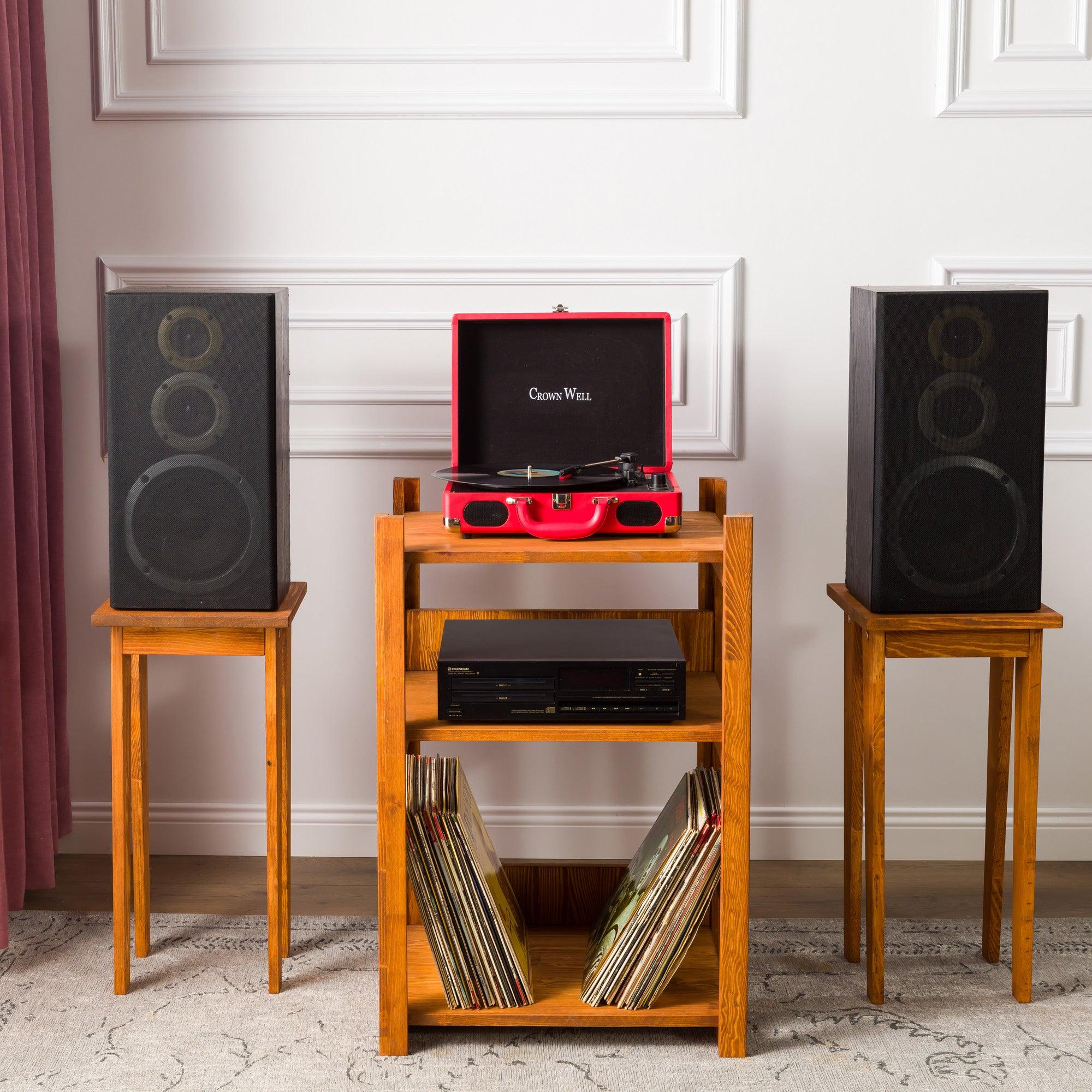 Orlando - Record Player Cabinet - Vinyl Storage - mrBudak