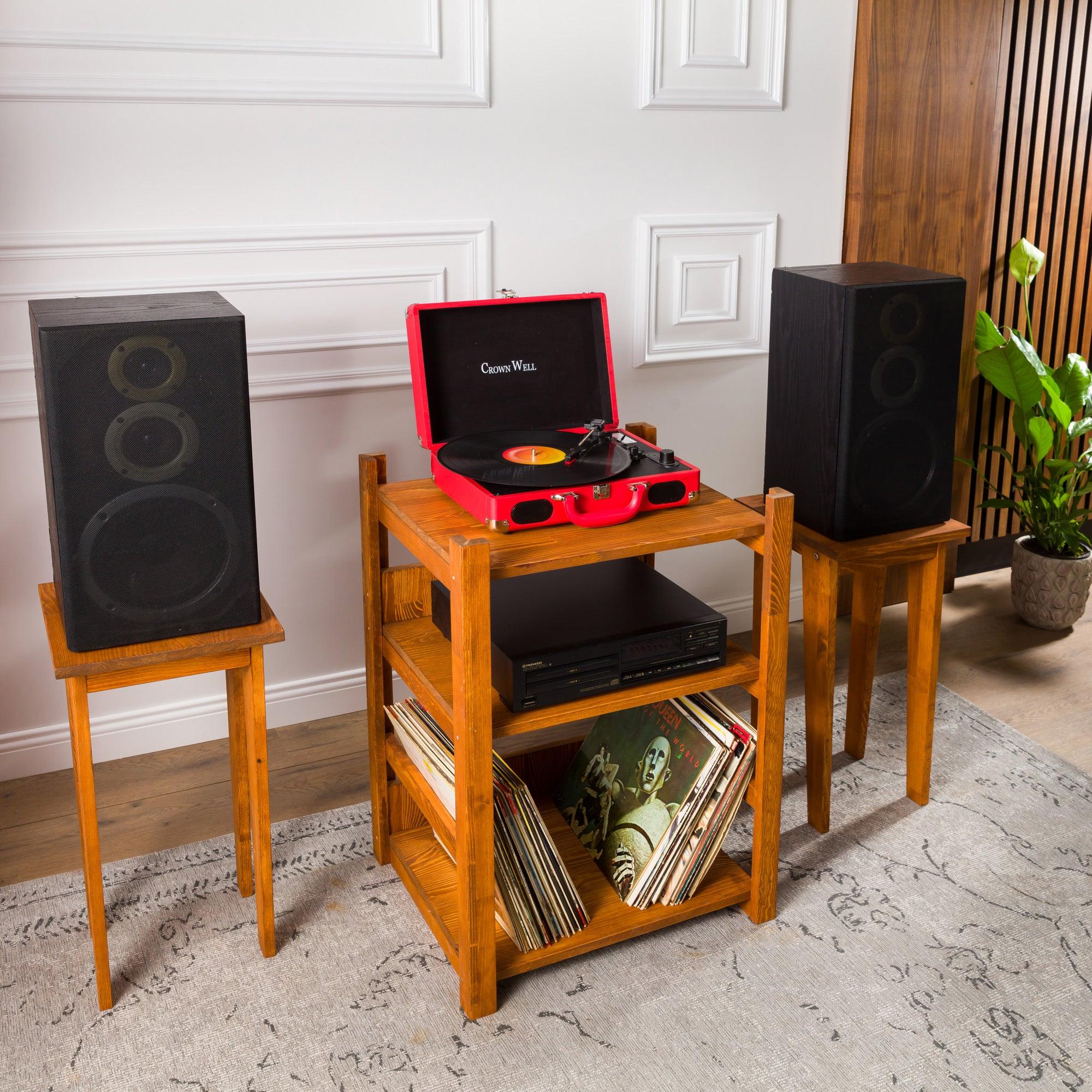 Orlando - Record Player Cabinet - Vinyl Storage - mrBudak