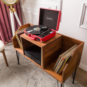 Ohio - Record Player Cabinet - Vinyl Storage - mrBudak