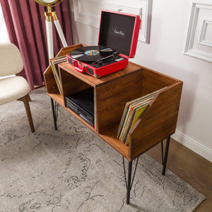 Ohio - Record Player Cabinet - Vinyl Storage - mrBudak