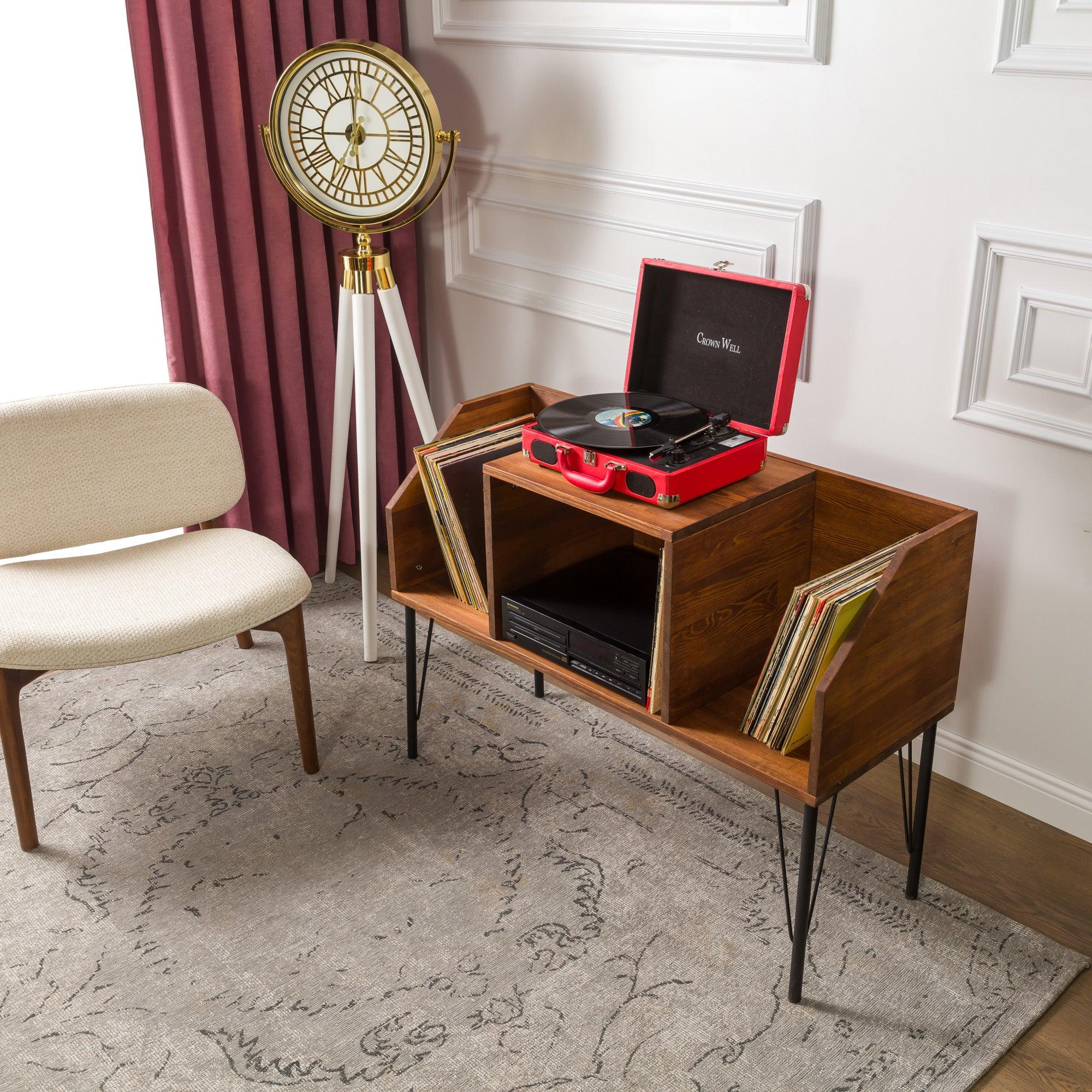 Ohio - Record Player Cabinet - Vinyl Storage - mrBudak