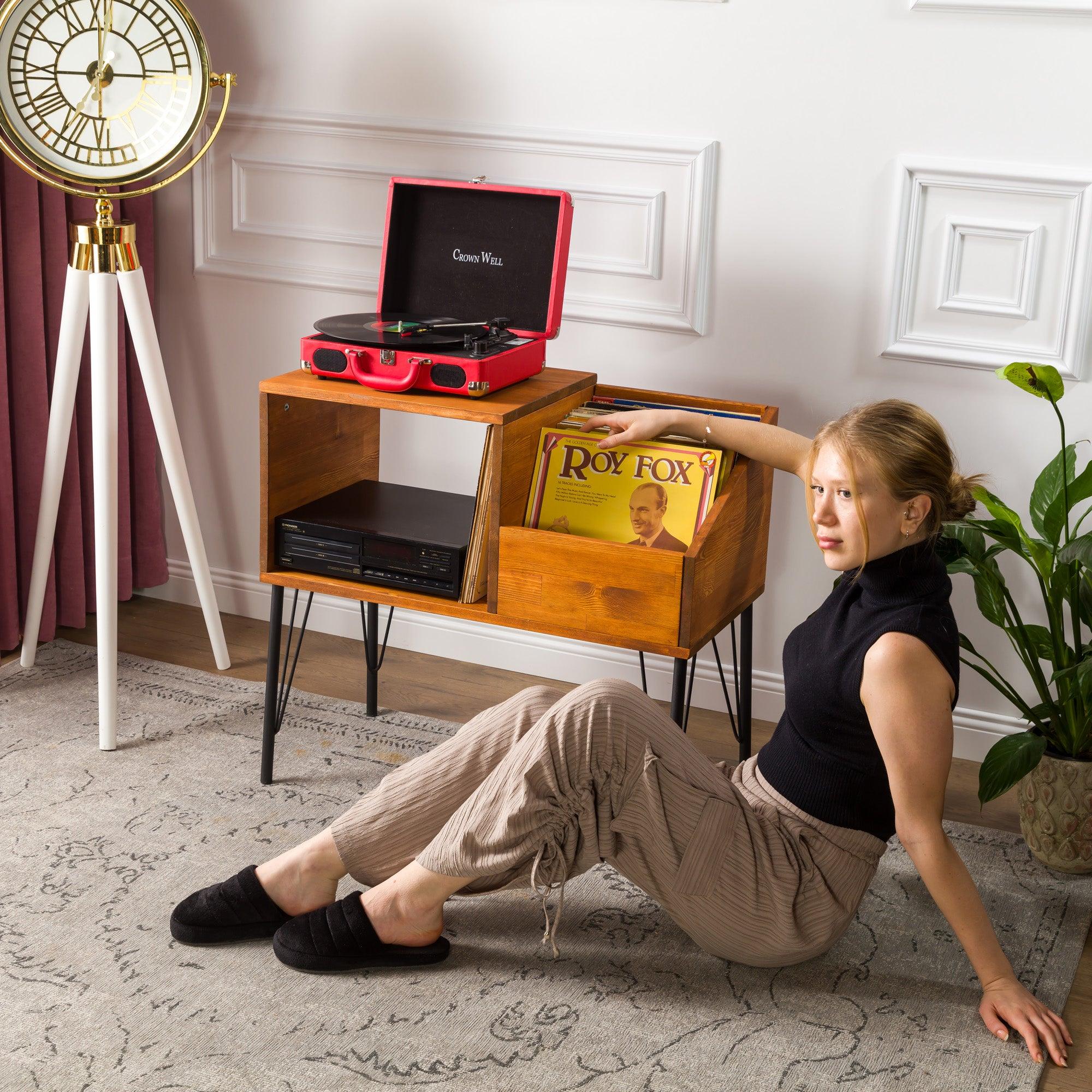 New Jersey - Record Player Cabinet - Vinyl Storage - mrBudak