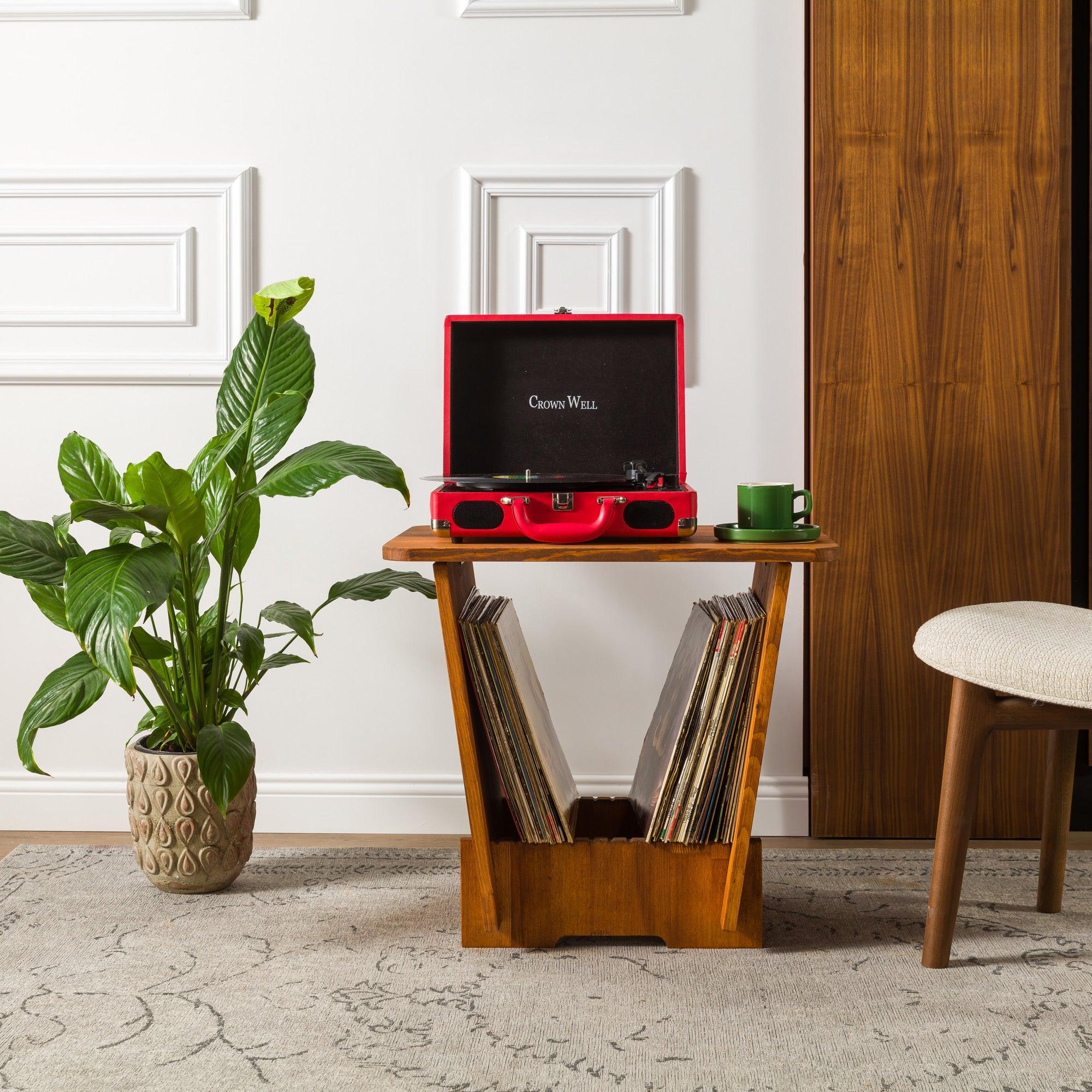 Nevada - Record Player Cabinet - Vinyl Storage - mrBudak