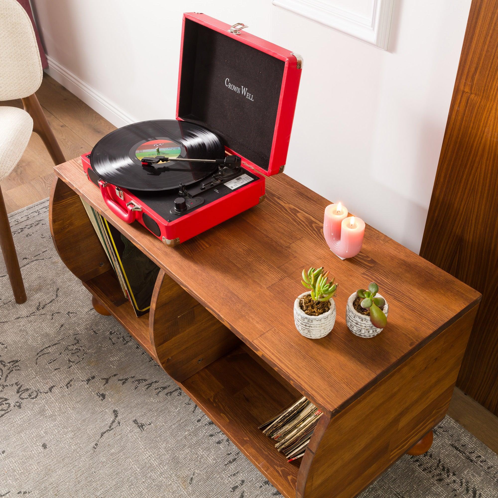 Wyoming - Record Player Cabinet - Vinyl Storage - mrBudak